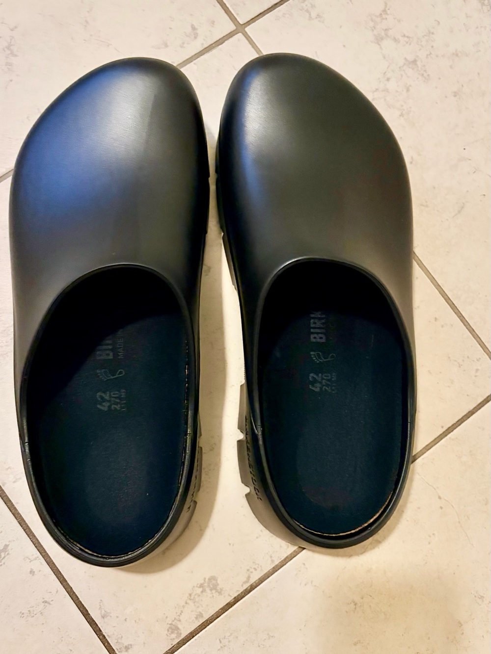 BIRKENSTOCK clogs profi birki 2.0 black men’s size 42
